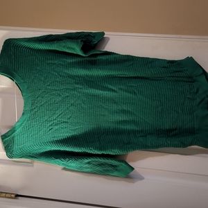Express green knit top